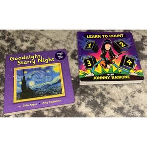 Scholastic  Books Goodnight, Starry Night & Learn to Count with Johnny Ramone